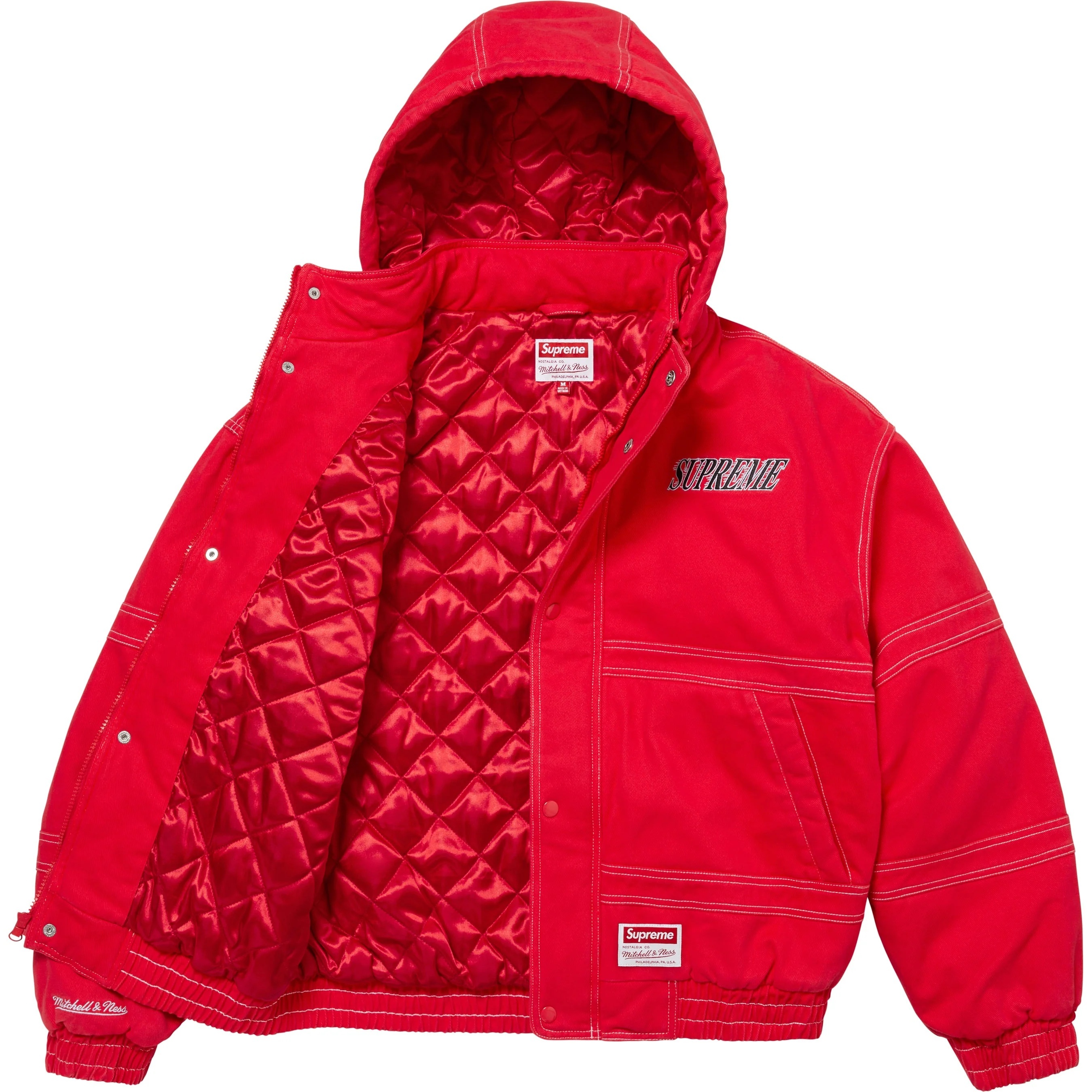 Supreme®/Mitchell & Ness® Twill Stadium Jacket view 11